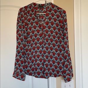 Floral print blouse